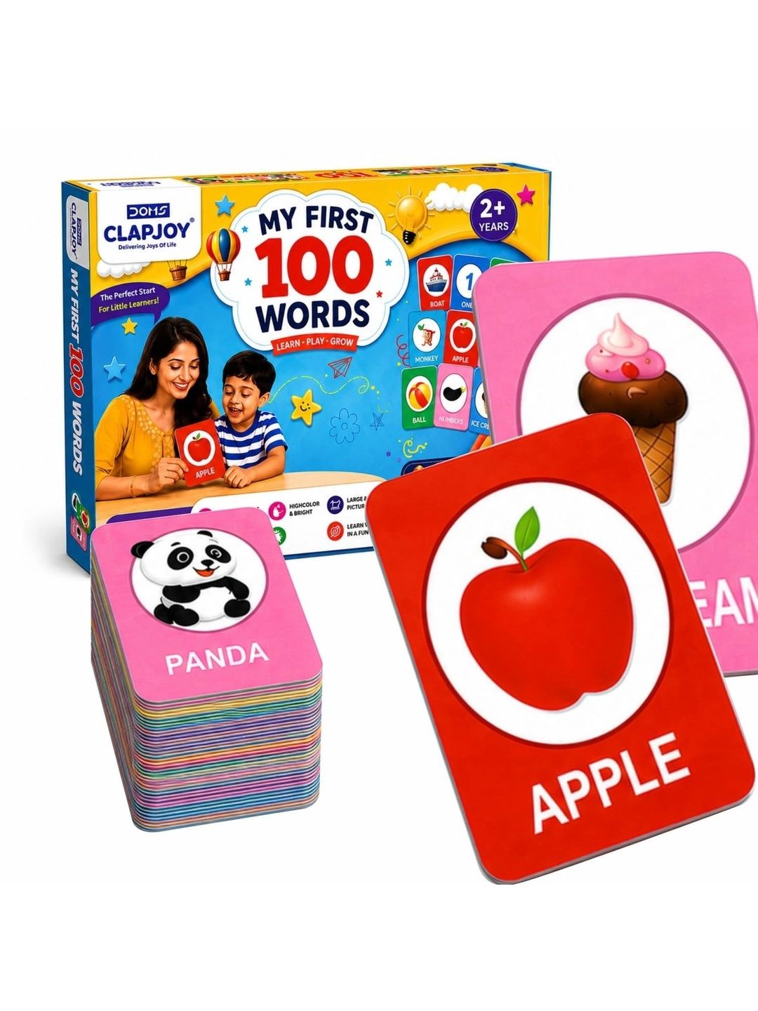 clapjoy scratch resistant cards activity toys and games