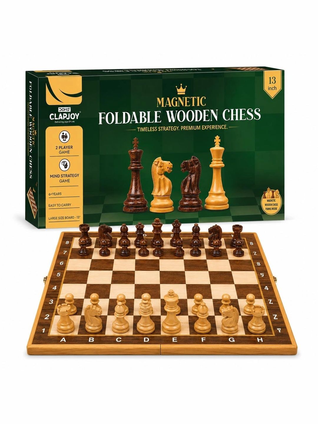 clapjoy scratch resistant chess activity toys and games