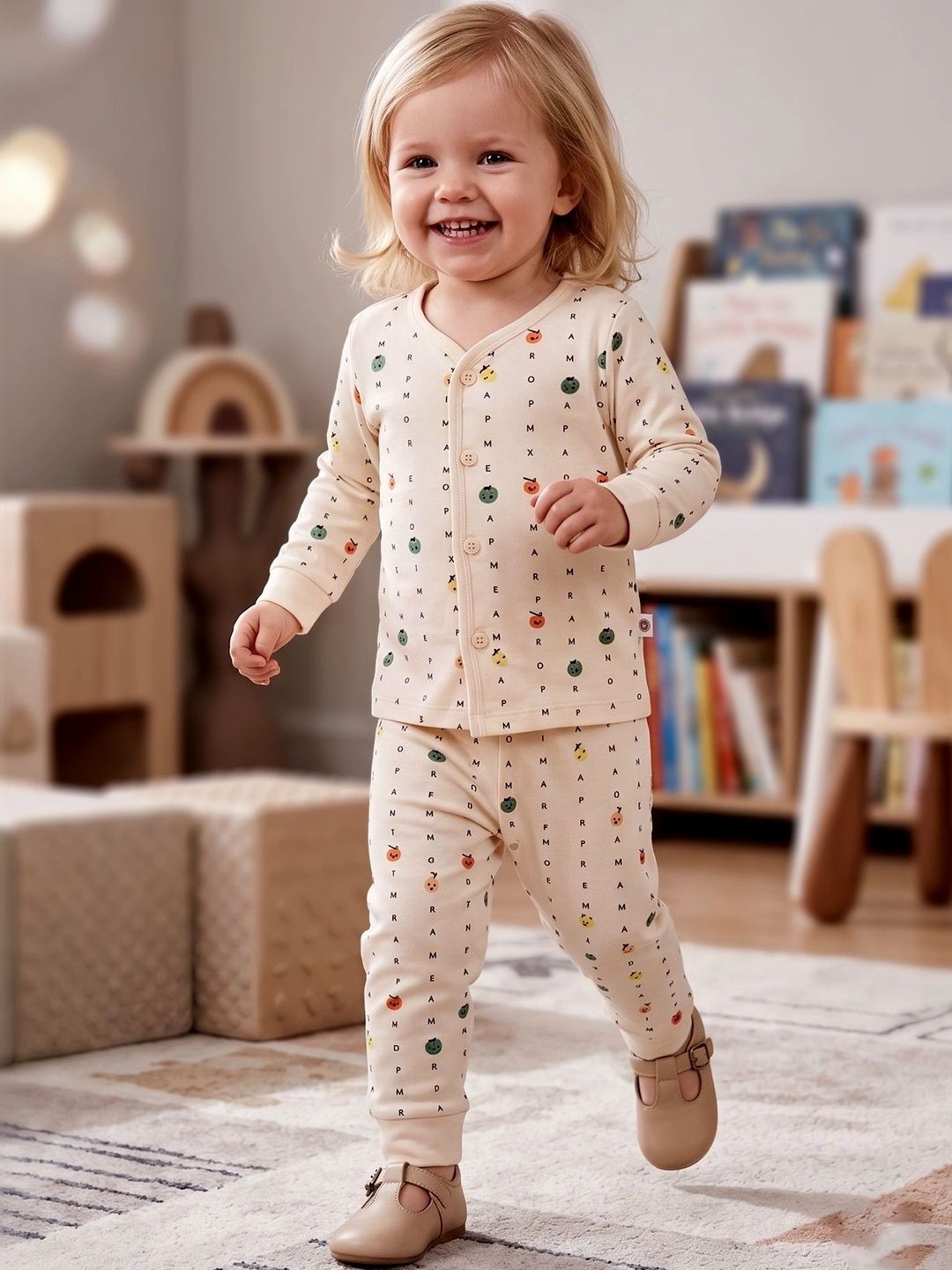 BUMZEE Girls Printed Night suit-picture-12