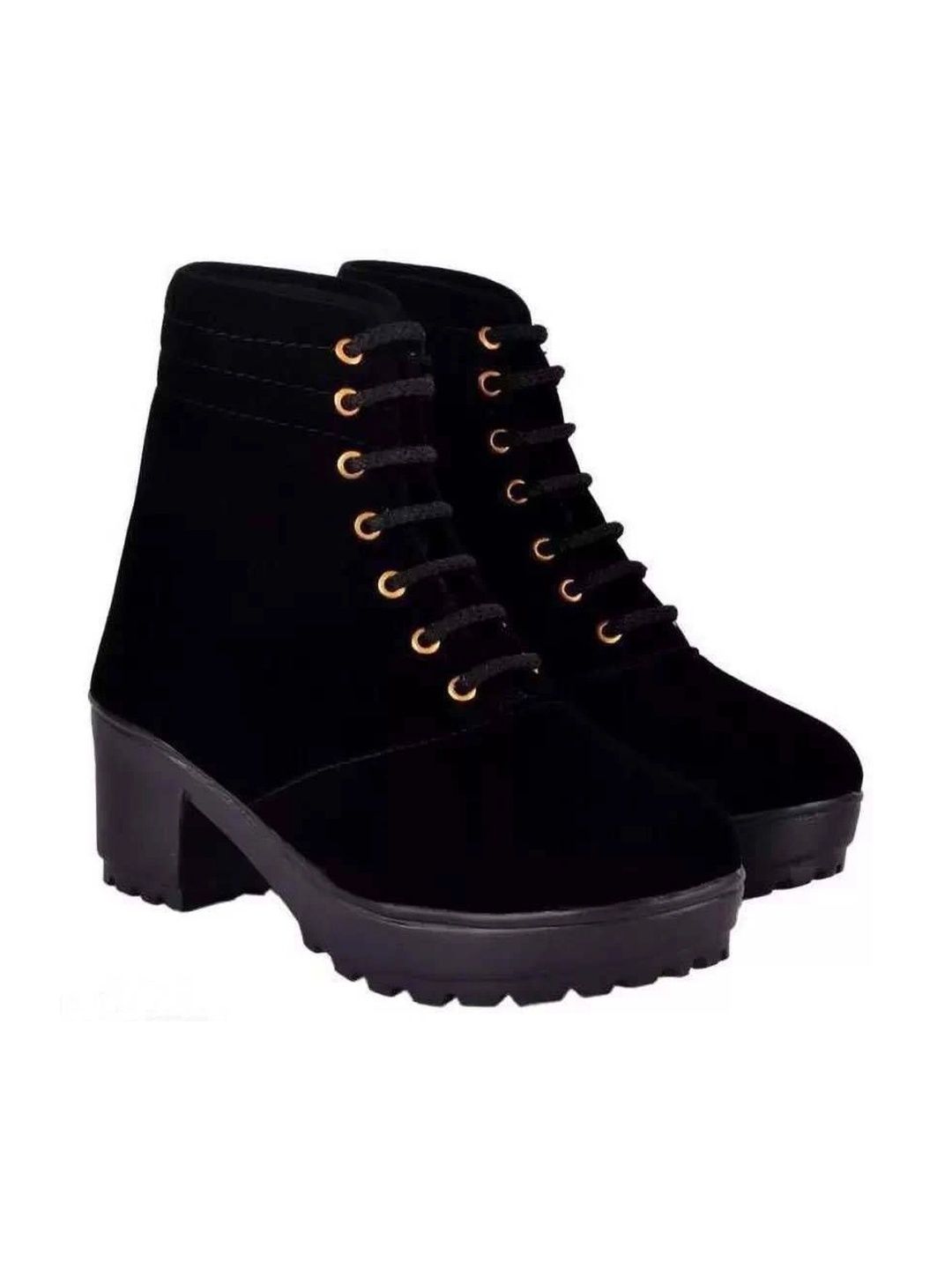 DressBerry Women Round Toe Lace-Ups Regular Boots-picture-24