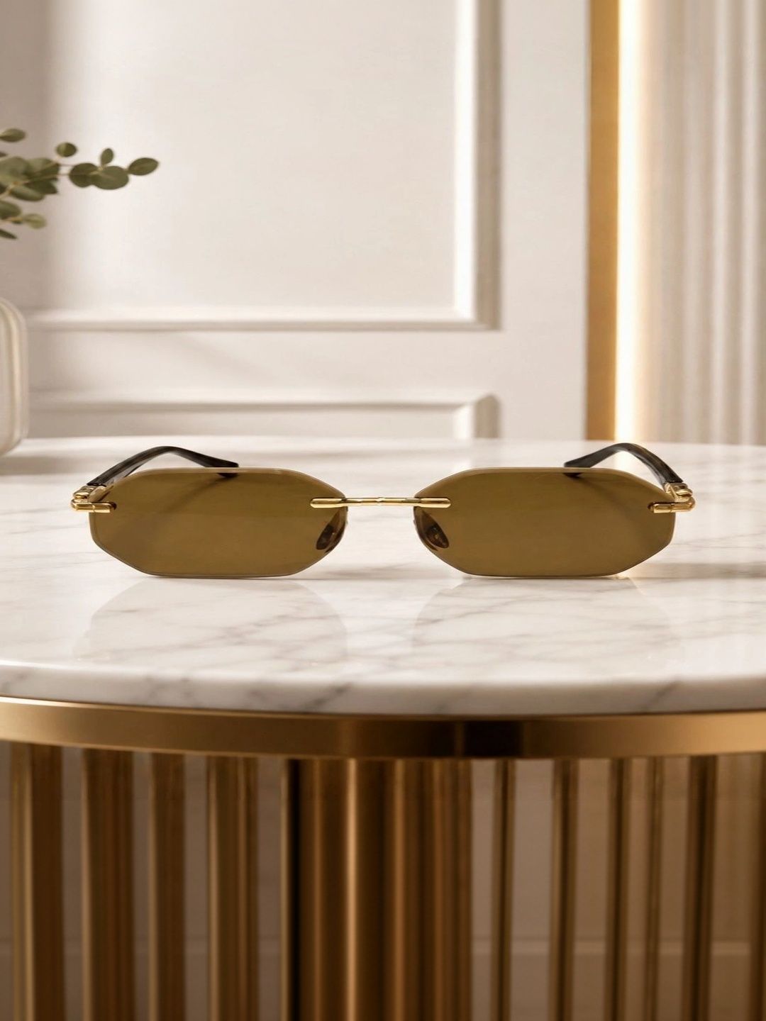 SPADEACES Unisex Brown Lens & Gold-Toned Other Sunglasses with-picture-28