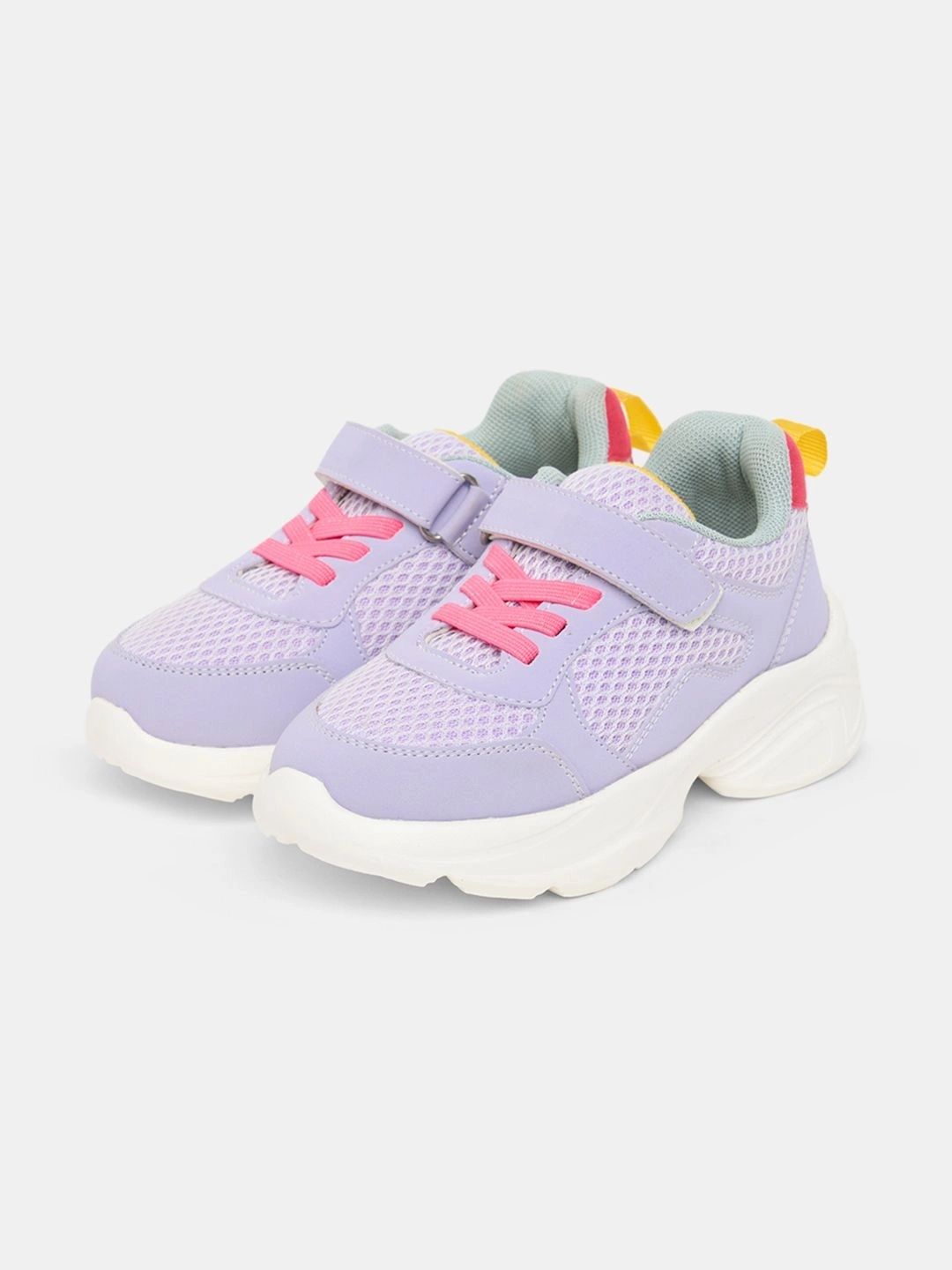 Pantaloons Junior Girls Textured PU Sneakers-picture-14