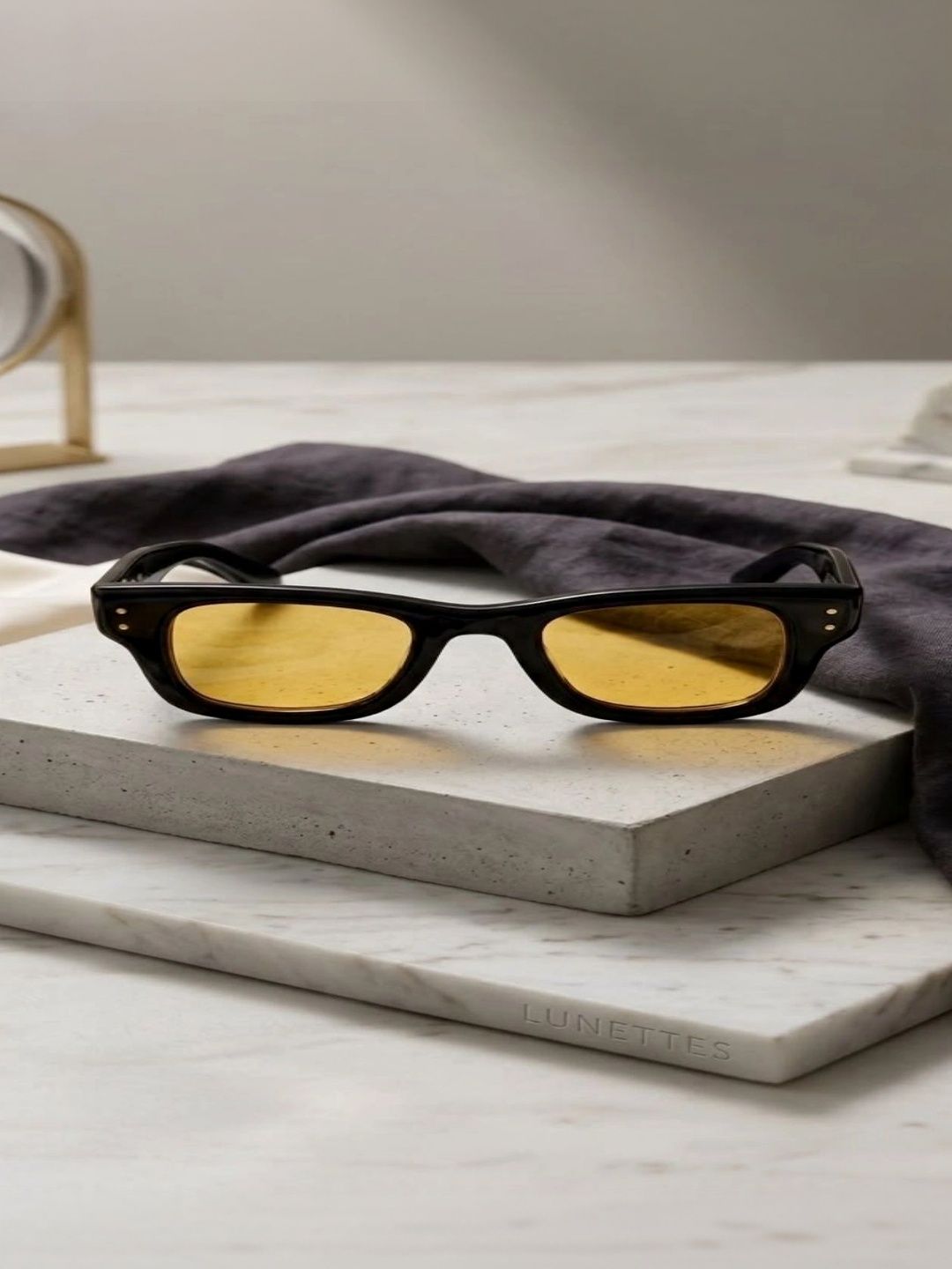 SPADEACES Women Yellow Lens & Black Wayfarer Sunglasses with-picture-40