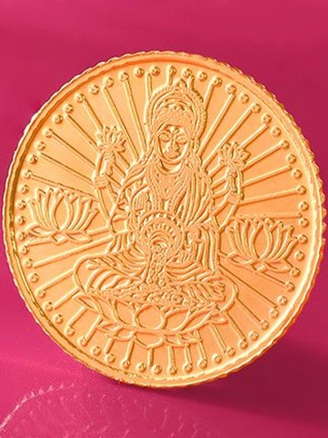 Mia by Tanishq 24KT Prosperous Lakshmi Gold Coin- 2g-picture-37