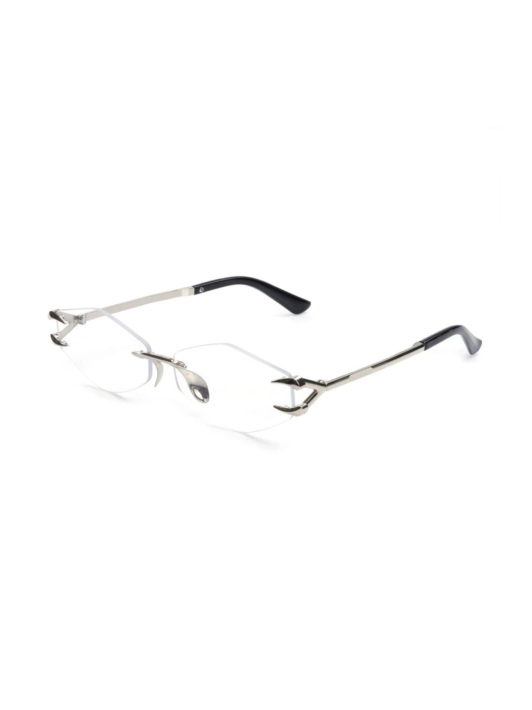 SPADEACES Unisex Clear Lens & Silver-Toned Other Sunglasses with-picture-31