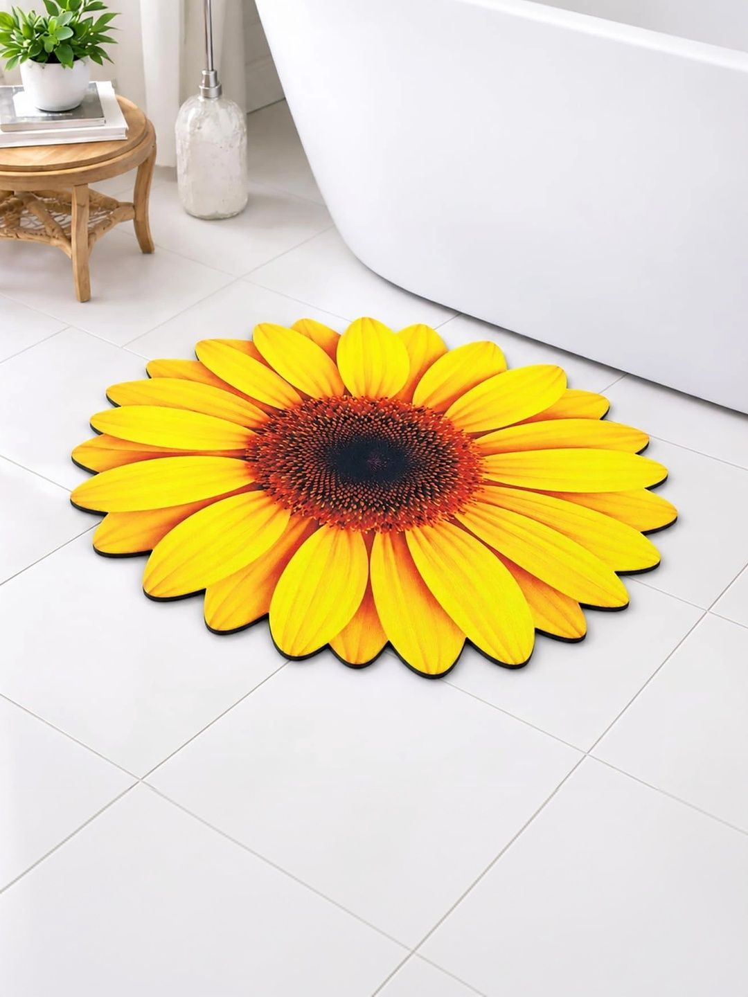 LUXEHOME INTERNATIONAL LUXEHOME INTERNATIONAL Yellow 3D Anti-Skid Doormats