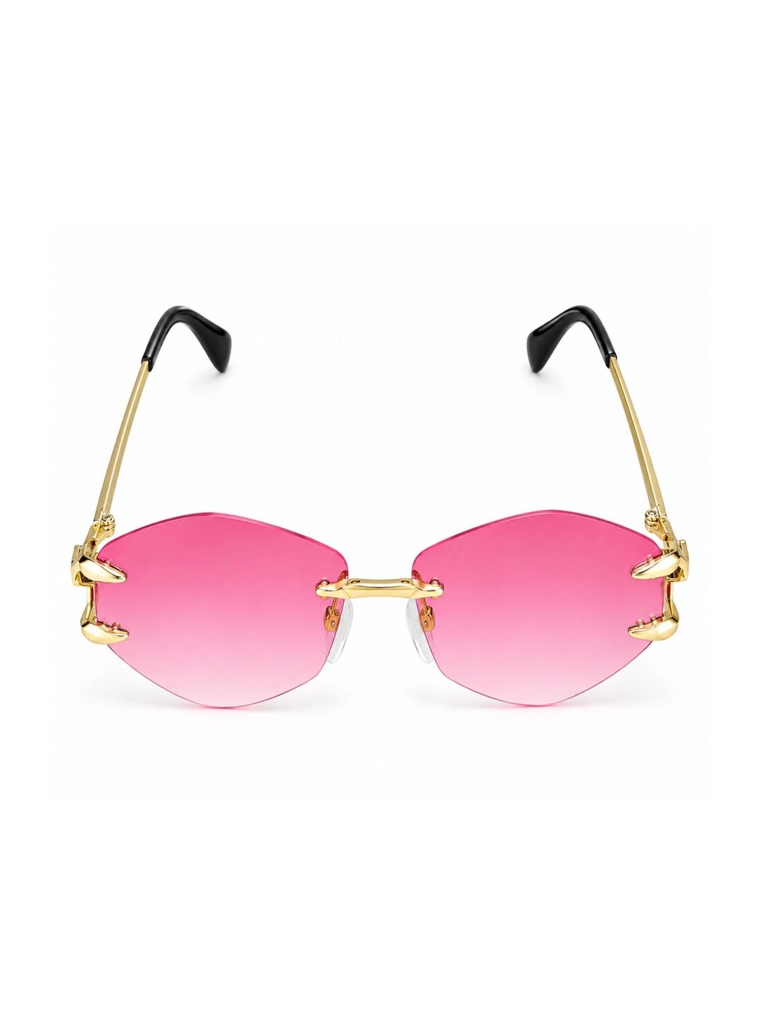 SPADEACES Unisex Pink Lens & Gold-Toned Other Sunglasses with-picture-29
