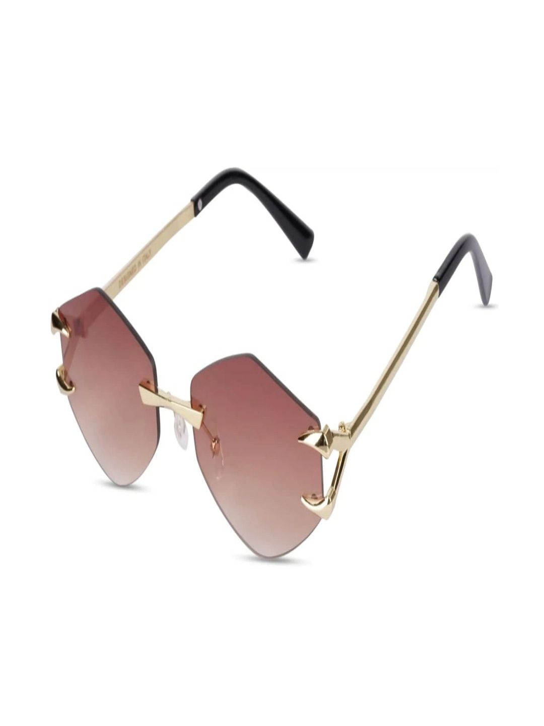 SPADEACES Unisex Brown Lens & Gold-Toned Other Sunglasses with-picture-34