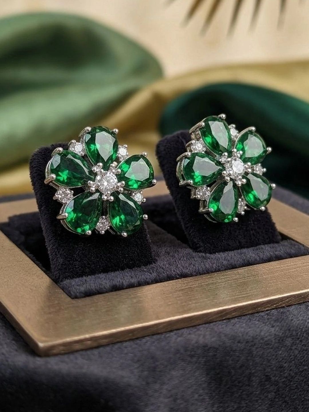 Anouk Floral Studs Earrings-picture-41