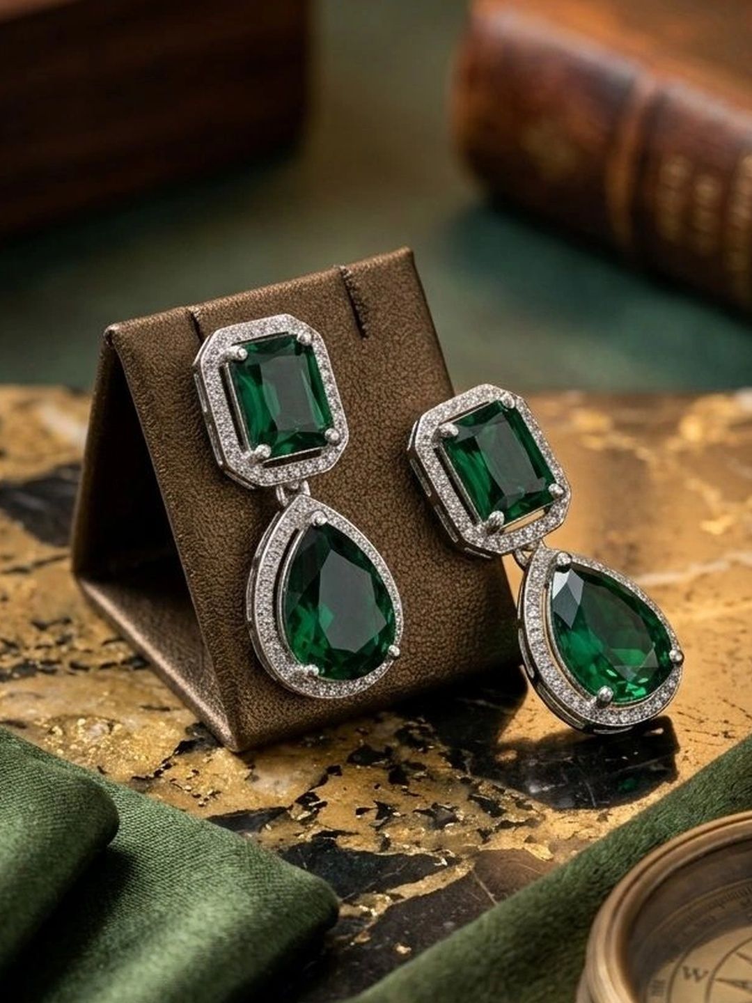Anouk Teardrop Shaped Drop Earrings-picture-42