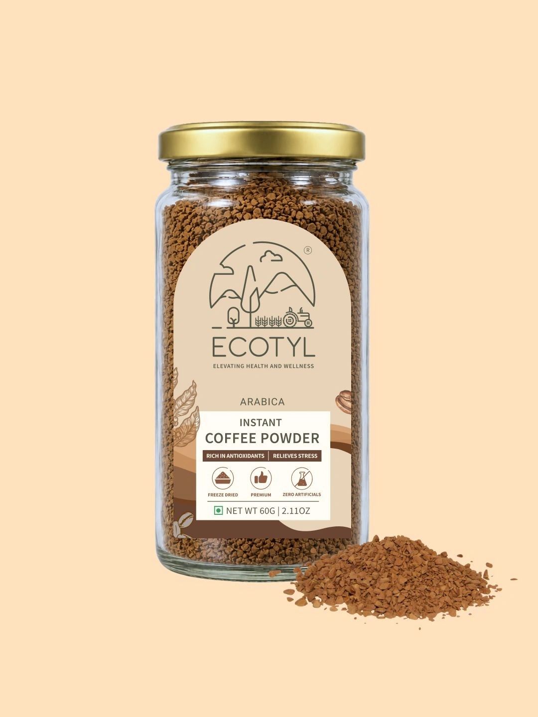 Ecotyl Instant Coffee Powder 60 gm