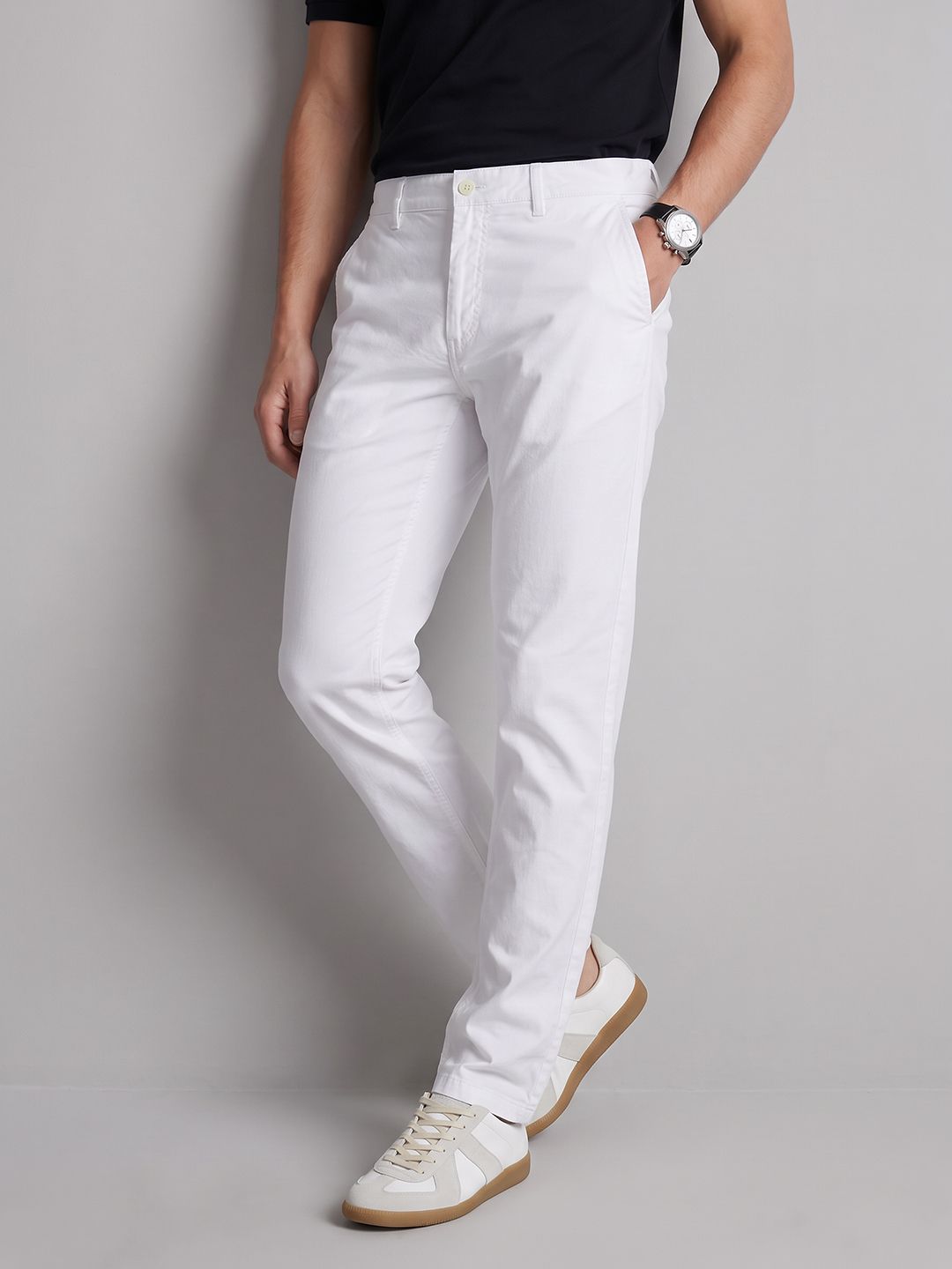 Van Heusen Men Urban Slim Slim Fit Trousers-picture-12