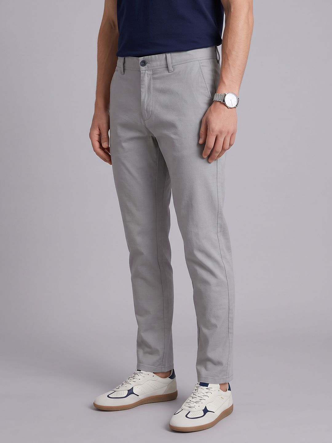 Blackberrys Men Slim Fit Chinos Trousers-image-49