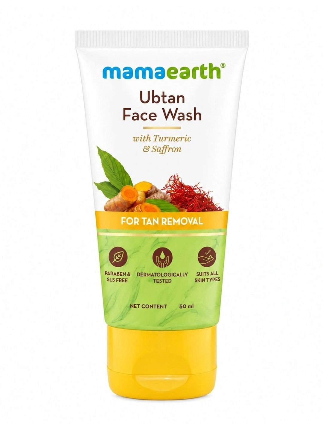 Mamaearth Mamaearth Ubtan Face Wash with Turmeric & Saffron - 50 ml