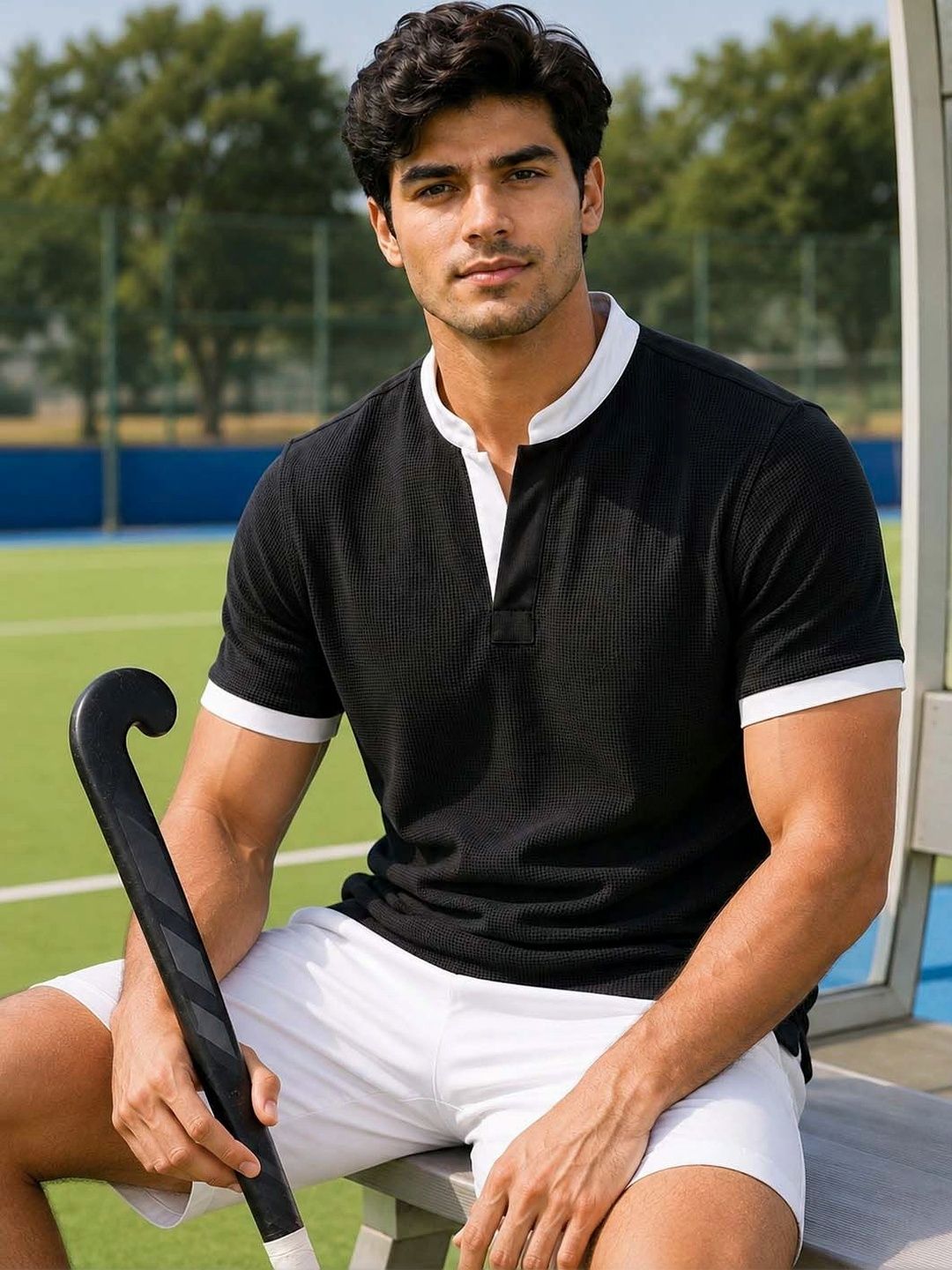 Friskers Men Henley Neck Anti Odour T-shirt-picture-13