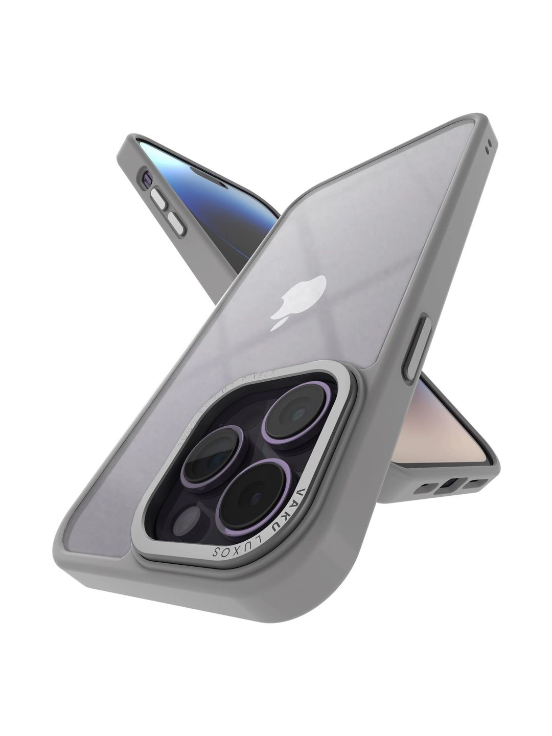 VAKU LUXOS VAKU LUXOS Trans Armor case for iPhone 14 Pro Max Military Grade protection with Stand