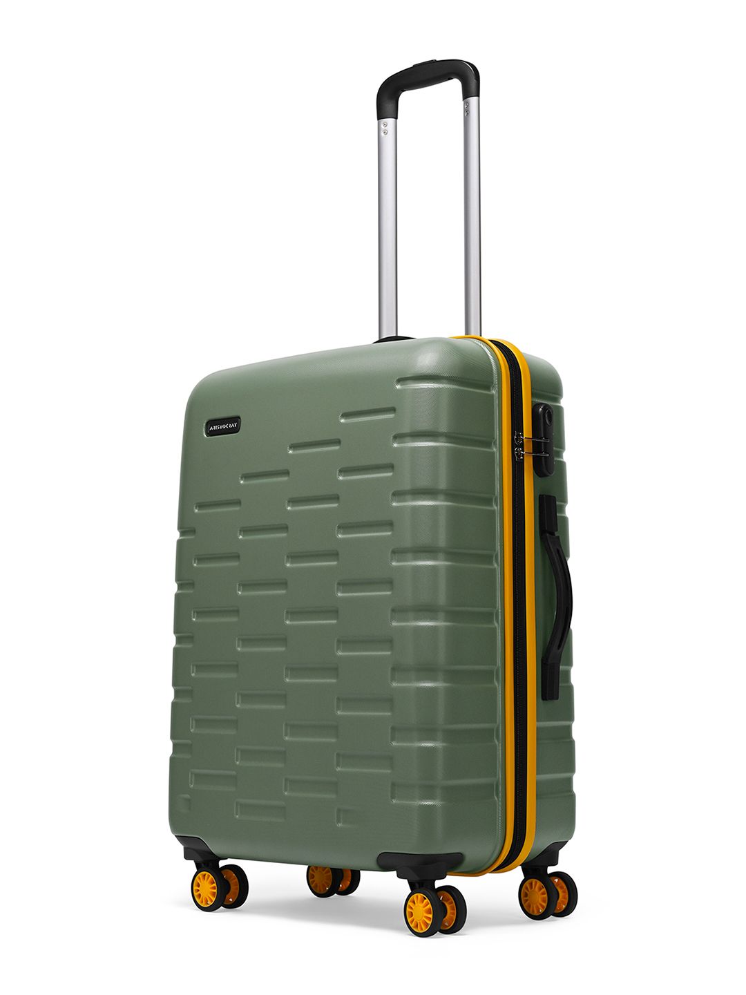 Aristocrat Fencer Pro Textured Hard Medium Trolley Bag- 61L