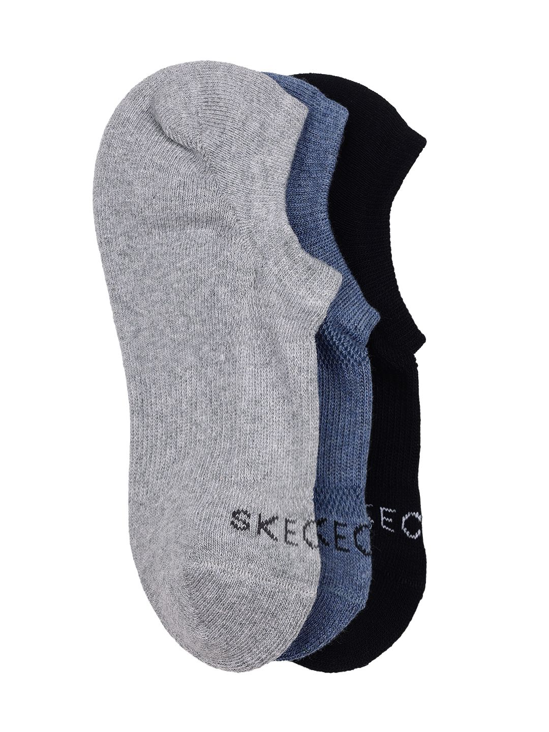 Skechers Men Pack of 3 Fullterry Shoe Liners Socks