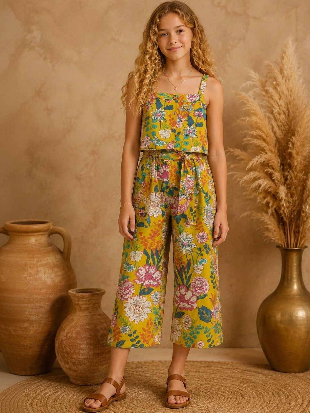 BAESD Girls Printed Top with Trousers-picture-44