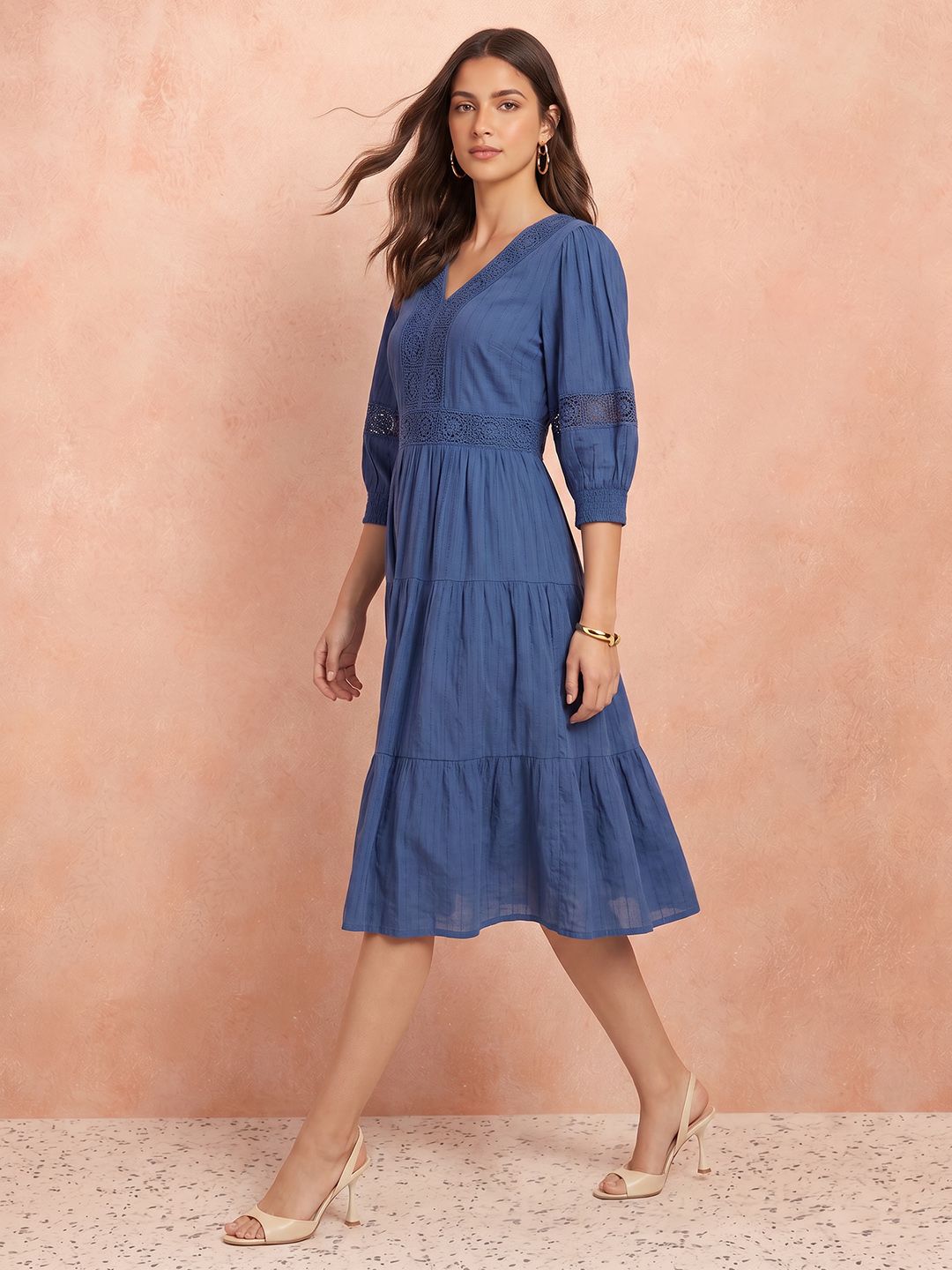 all about you Ruffled A-Line Midi Dress-picture-19