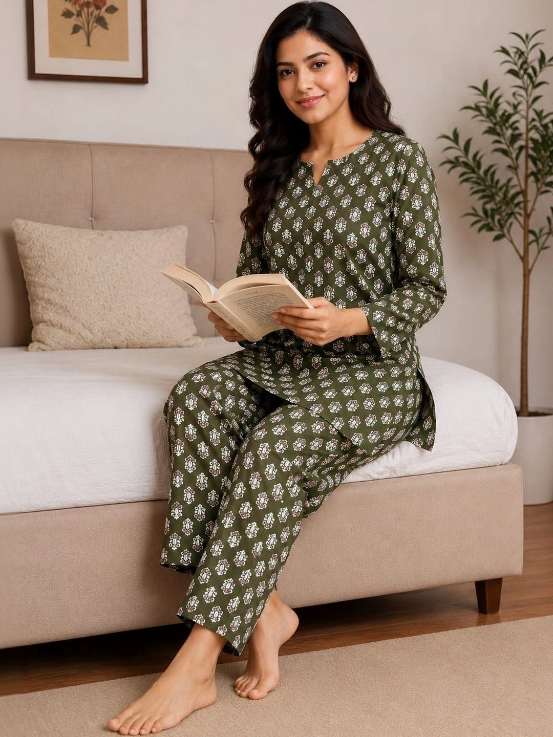 GORDHAN GORDHAN Women Printed Night suit
