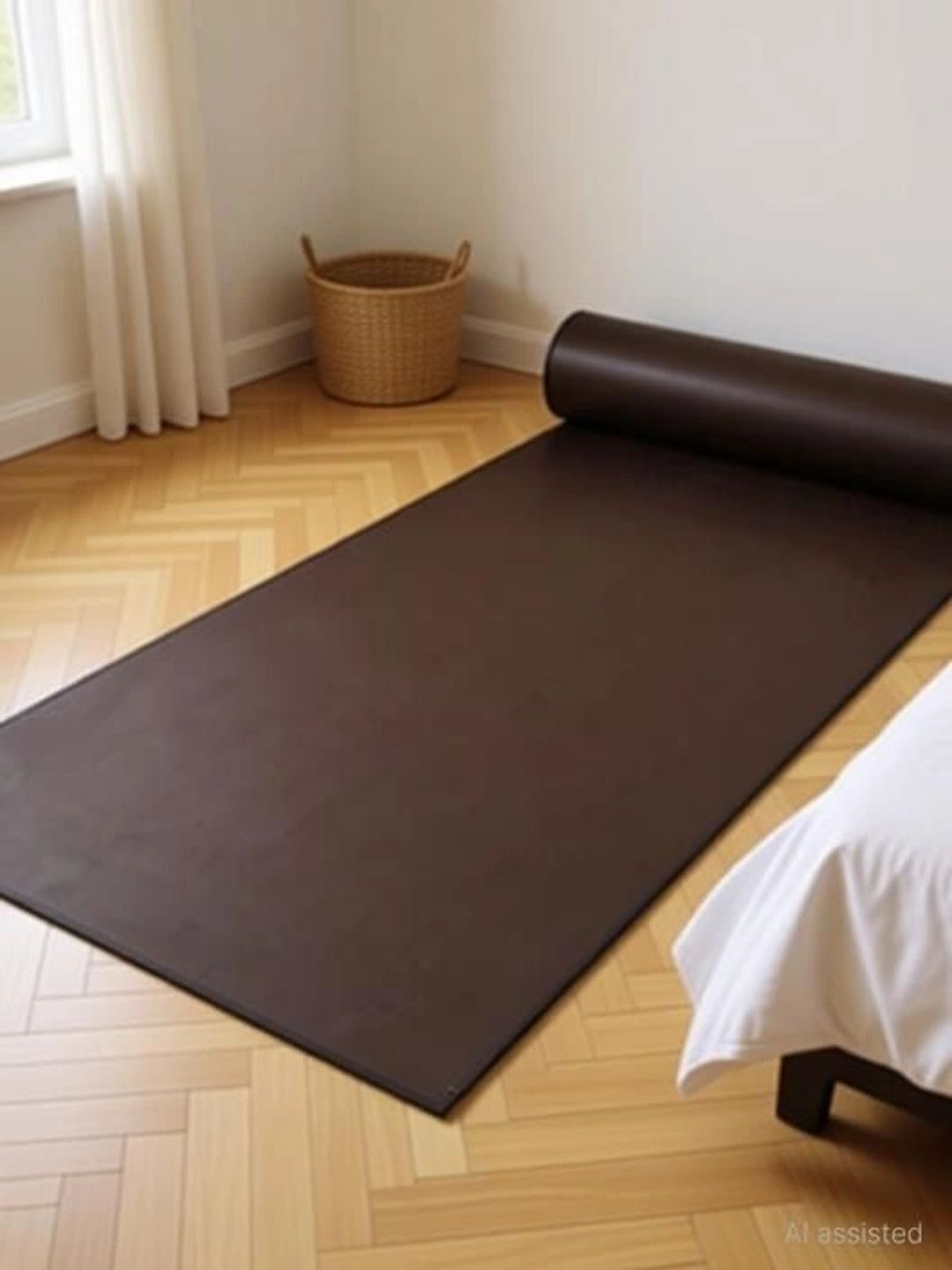 Acarpet Acarpet Brown Solid Nylon Carpet