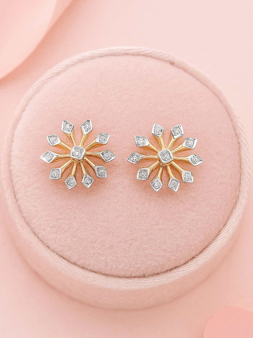 Mia by Tanishq 9KT Gold Earring With 0.063 CT Natural Diamond-1.065 g-picture-39