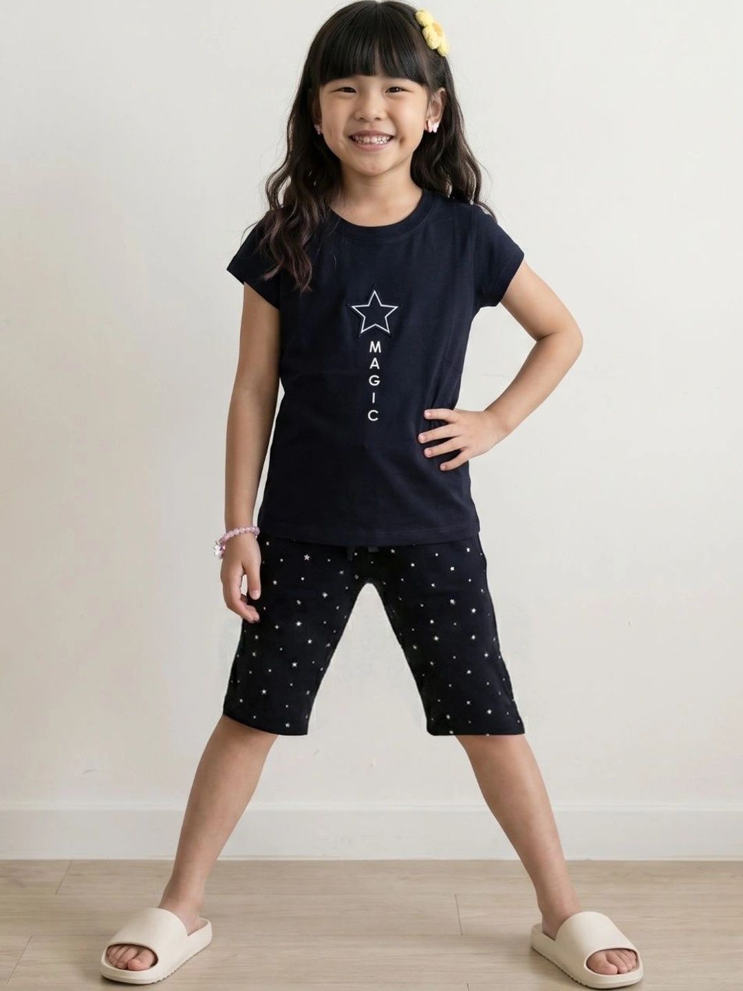 Sweet Dreams Girls Printed Night suit-picture-15