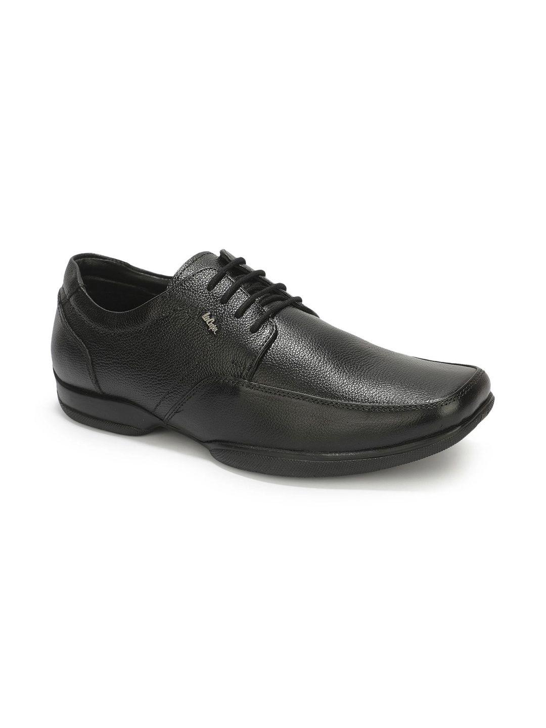 Lee Cooper Men Textured Square Toe Lace-Ups Formal Derbys Shoes-picture-18
