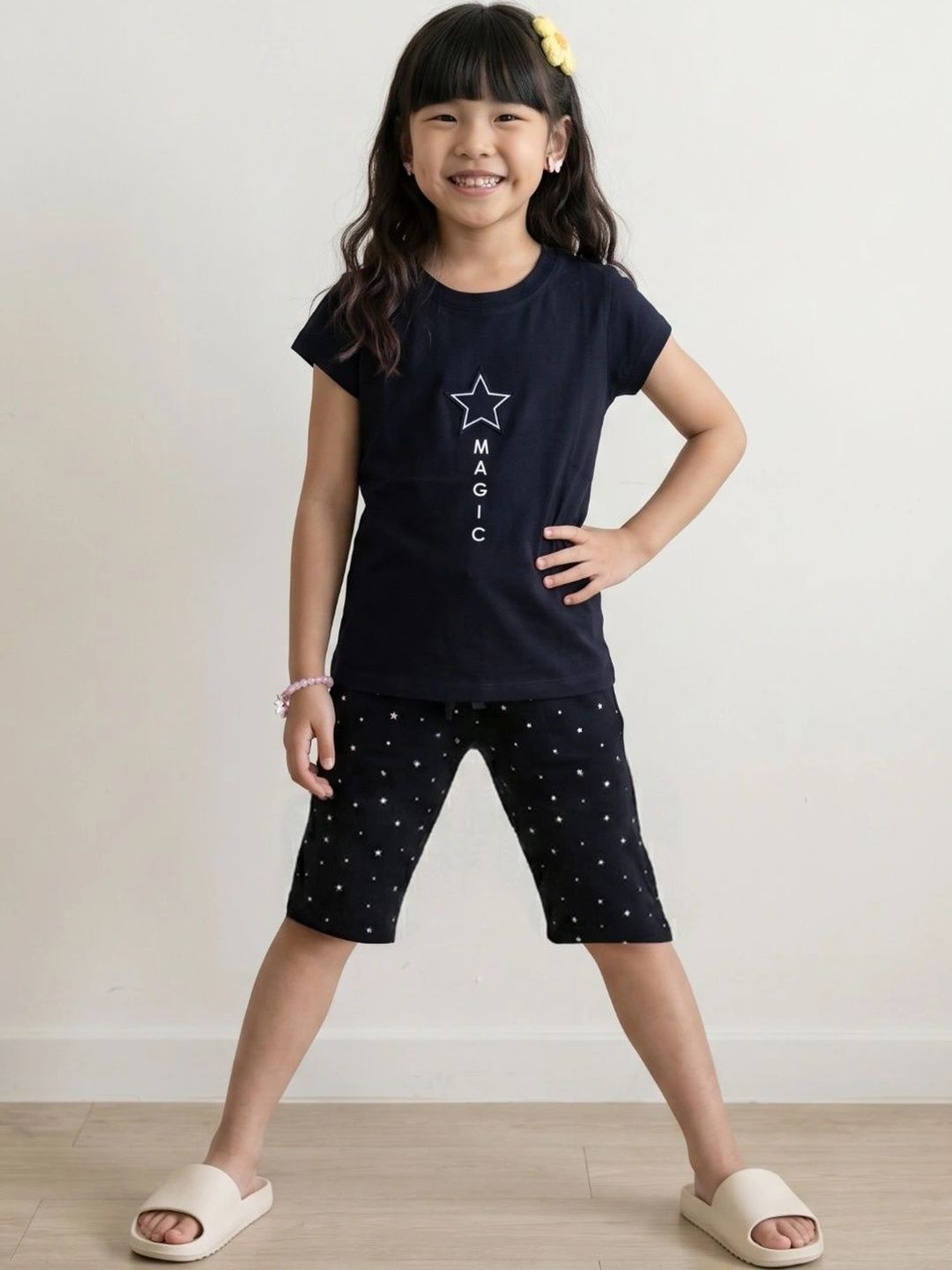 Sweet Dreams Girls Printed Night suit-picture-22