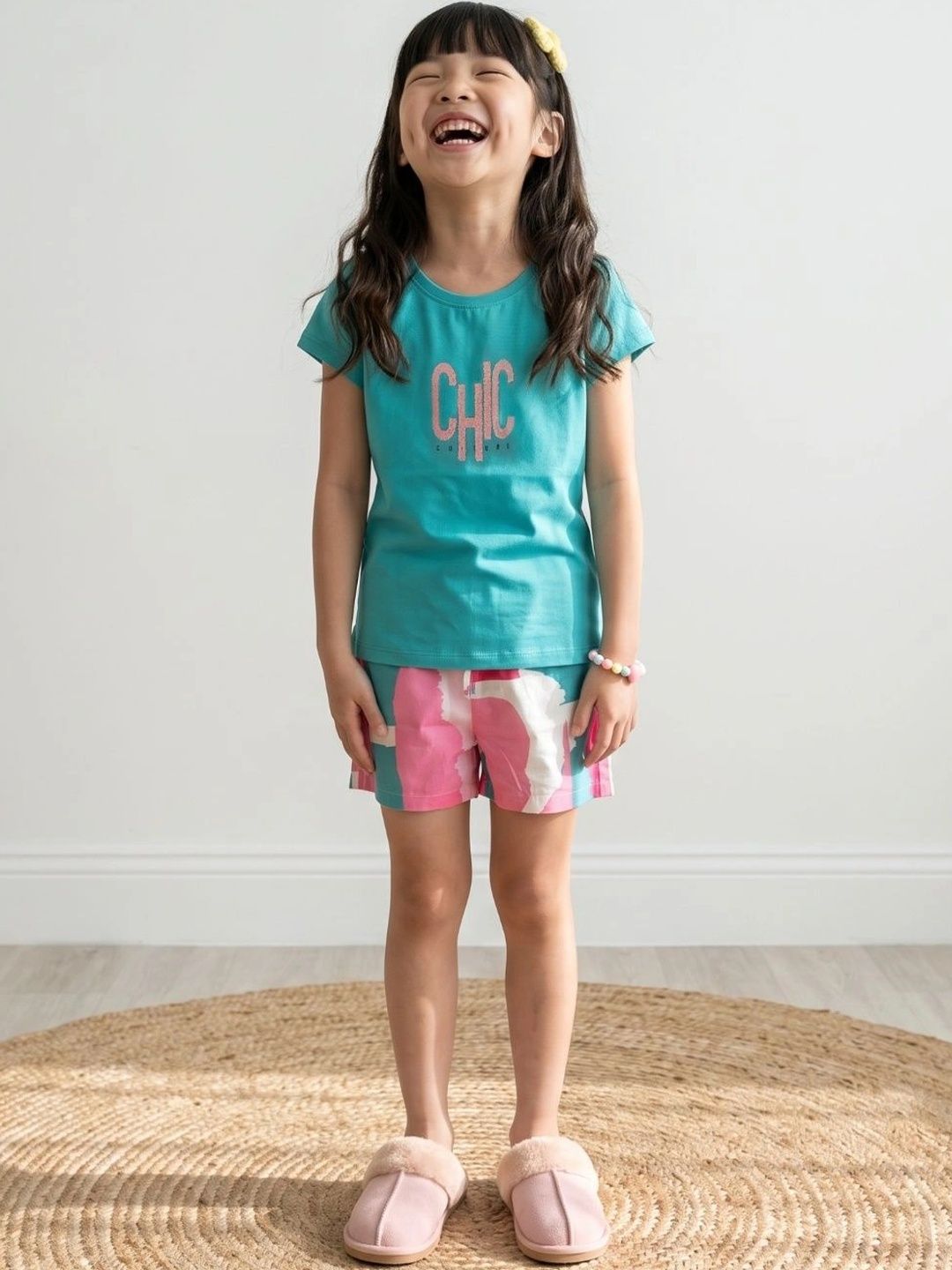 Sweet Dreams Girls Printed Night suit-picture-18