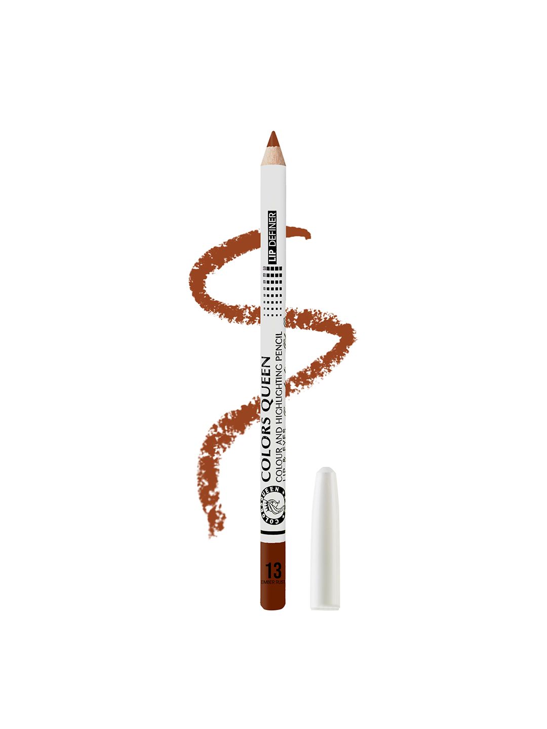Colors Queen Colors Queen Highly Pigmented Lip Definer Pencil-Ember Rust Shade