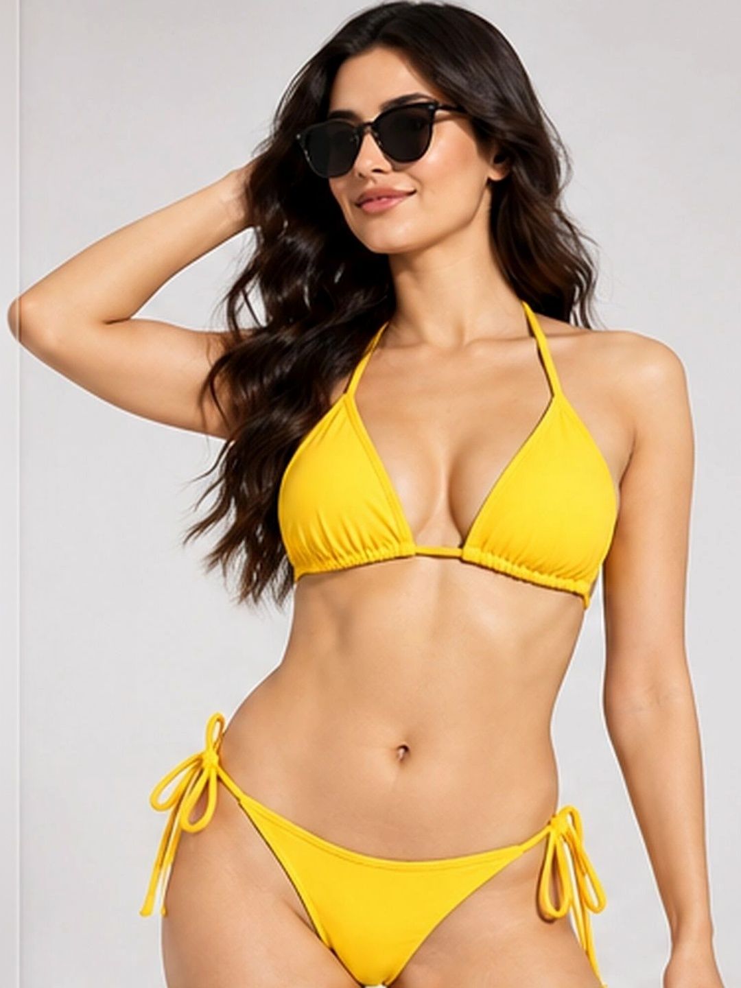 BABAJI FASHION BABAJI FASHION Halter Neck Swim Bikini Set