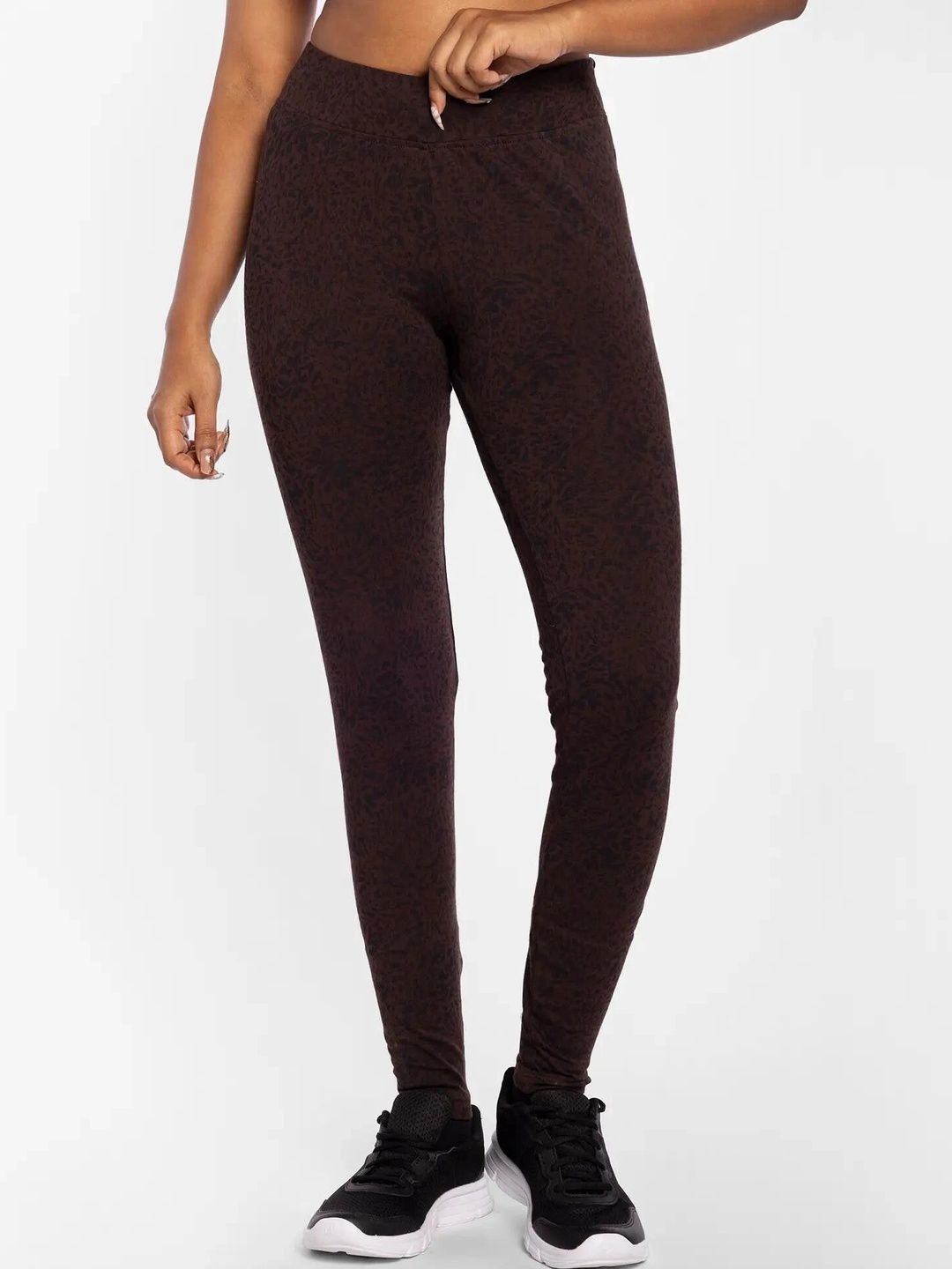 Decathlon Domyos - Women Brown 500 Cotton Fitness Leggings-picture-22