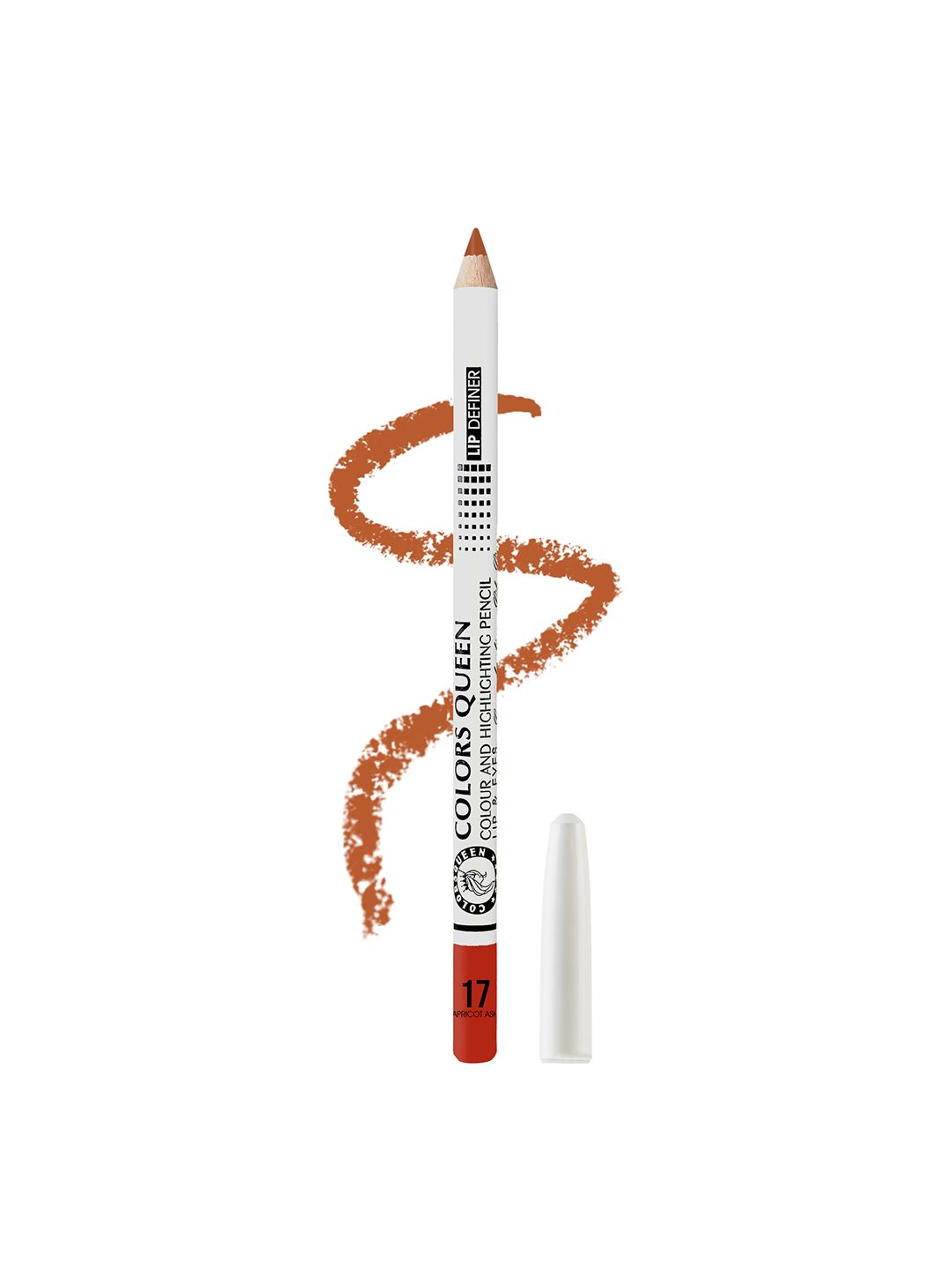 Colors Queen Colors Queen Highly Pigmented Lip Definer Pencil-Apricot Ash-1.6g