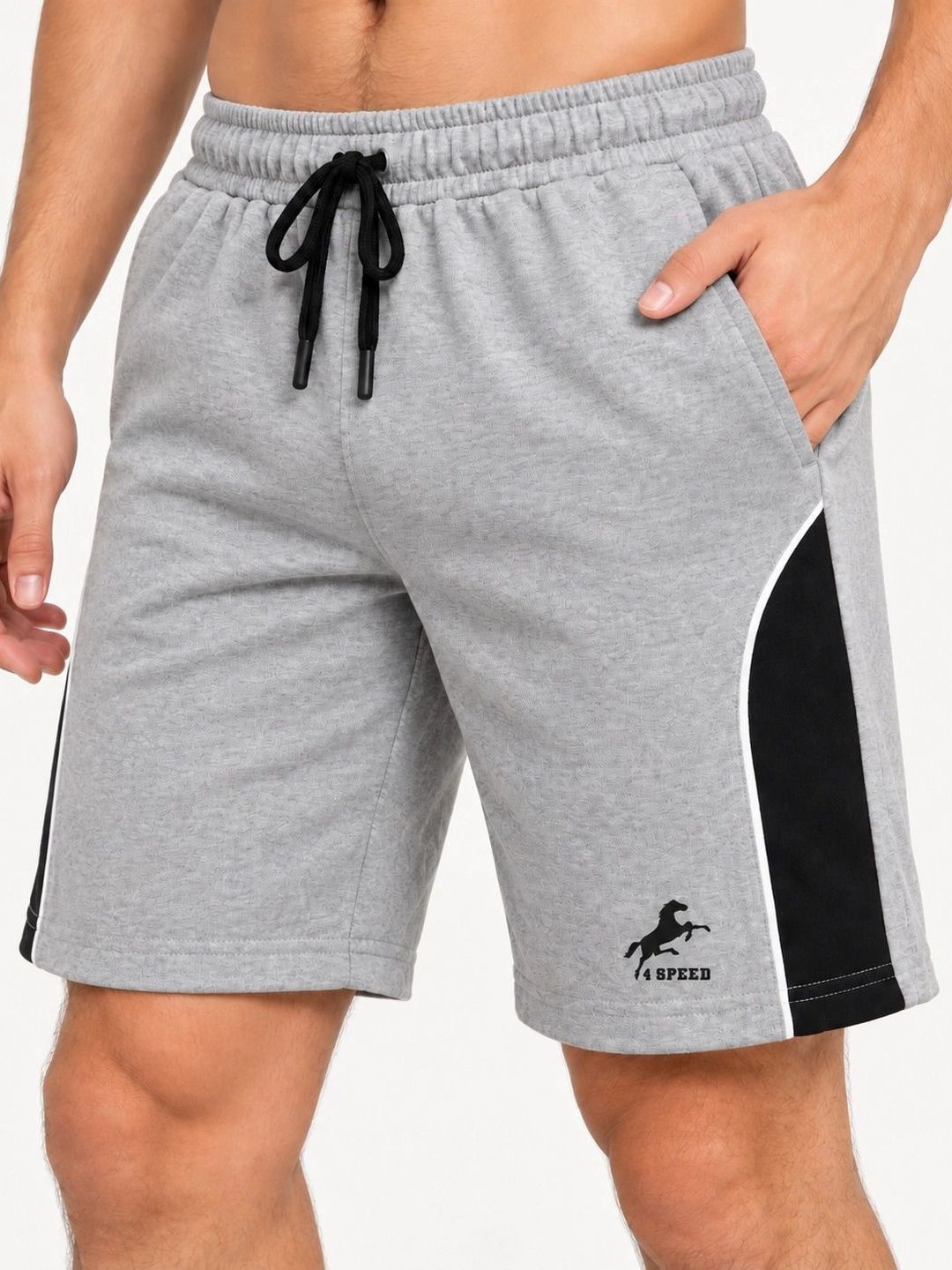 4 SPEED 4 SPEED Men Colourblocked Technology Shorts