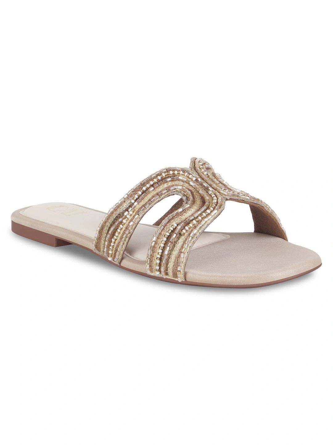 cai women embellished party open toe flats