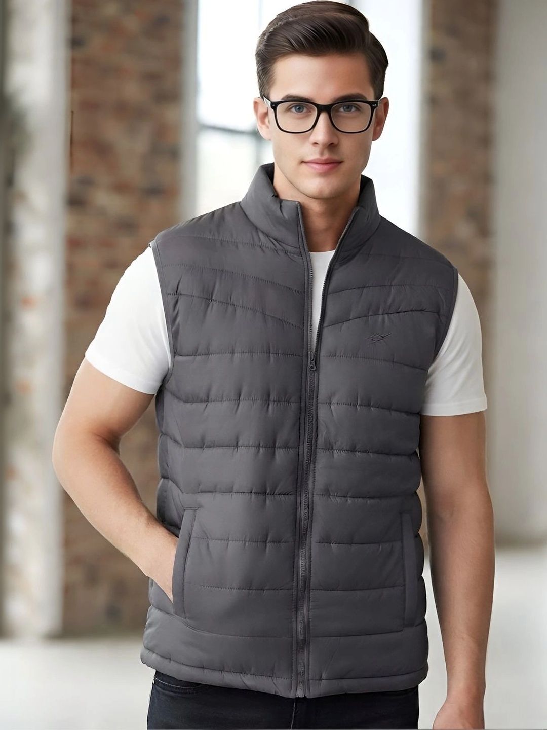 teenzzi active wear men lightweight puffer jacket