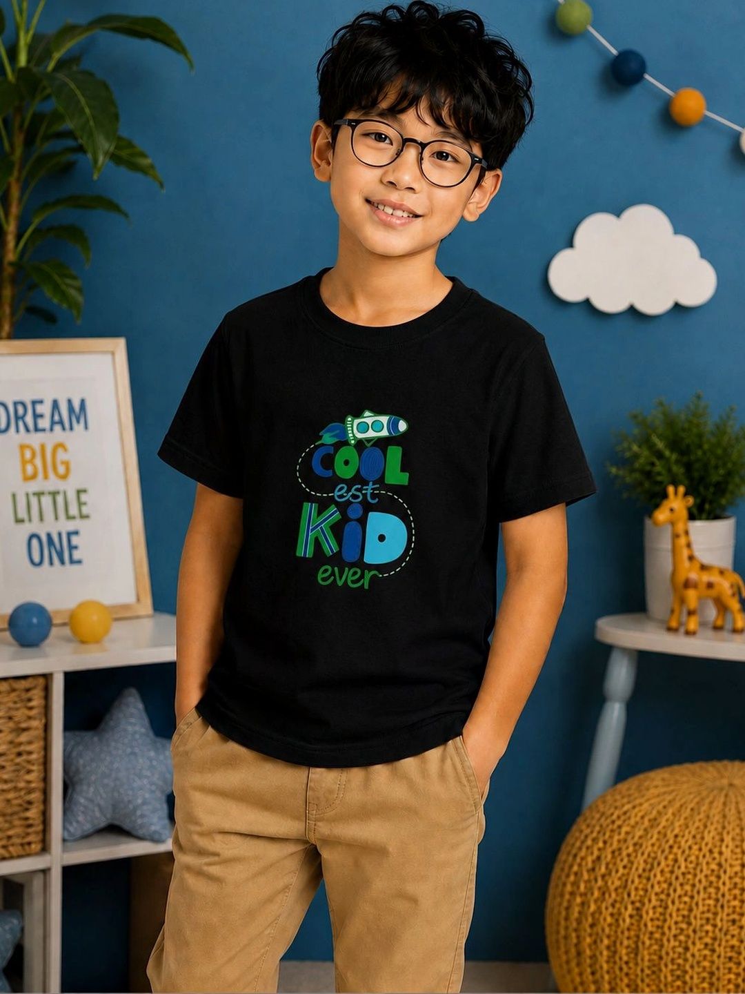 HERE&NOW Boys Typography Printed T-shirt-picture-38