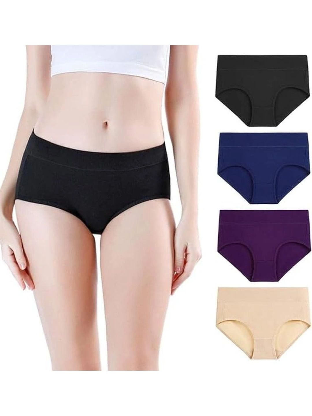 Diving Deep Women Assorted Cotton Basic Briefs-picture-26