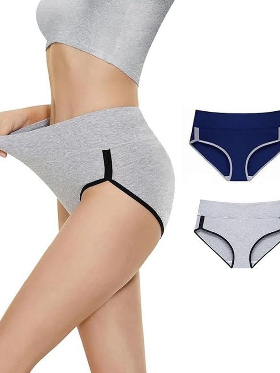 Diving Deep Women Colourblocked Assorted Cotton Basic Briefs-picture-25