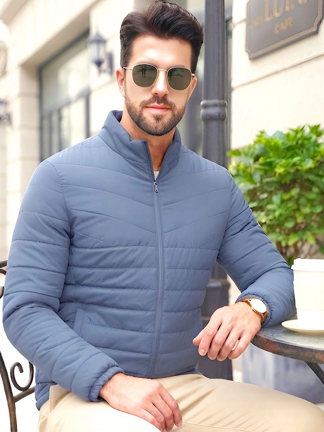 teenzzi active wear men lightweight padded jacket