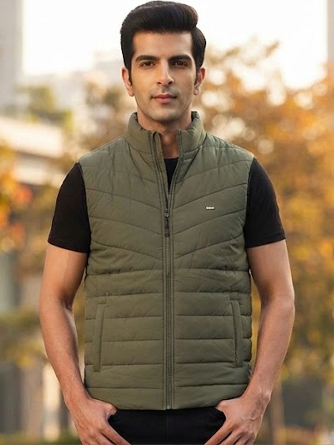 teenzzi active wear men lightweight puffer jacket