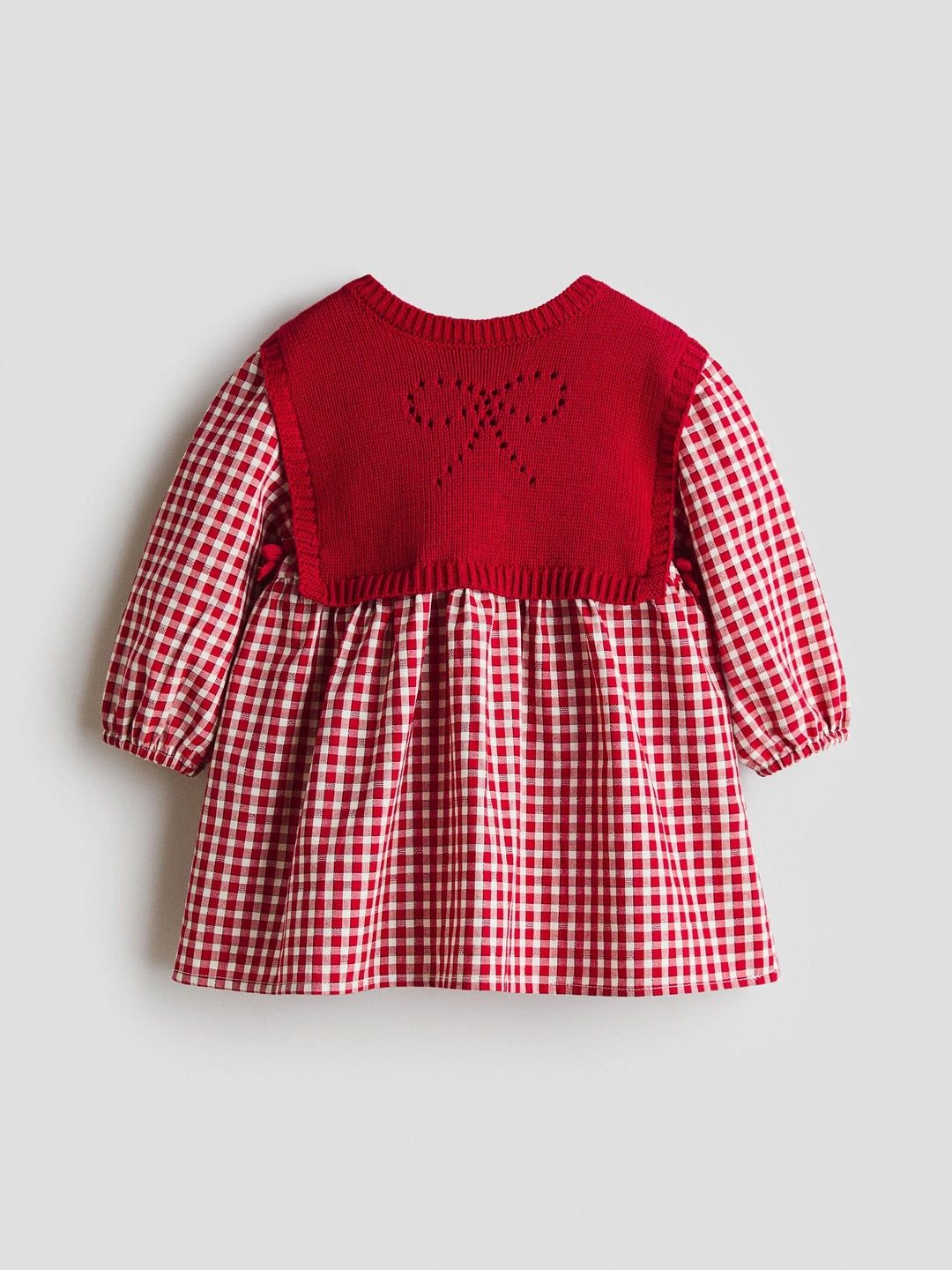 H&M Checked A-Line Dress-picture-48