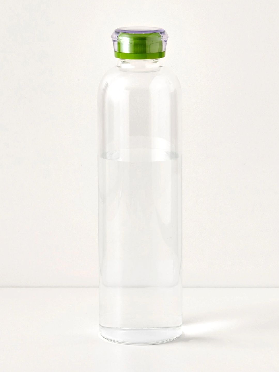 Home Centre Transparent & Green Single Glass Solid Water Bottle-picture-27