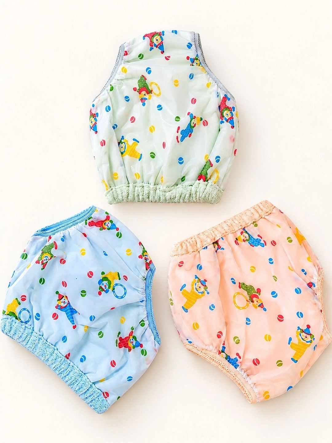 DA ANUSHI Infants Pack of 3 Printed Basic Briefs-picture-26