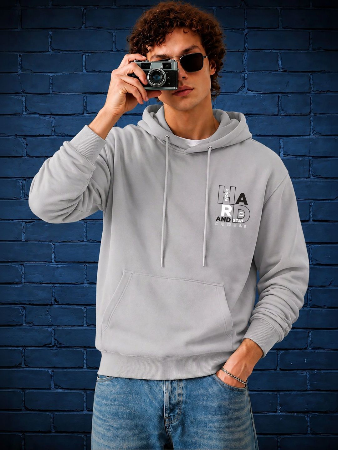 WOOSTRO Men Printed Hooded Sweatshirt-picture-5