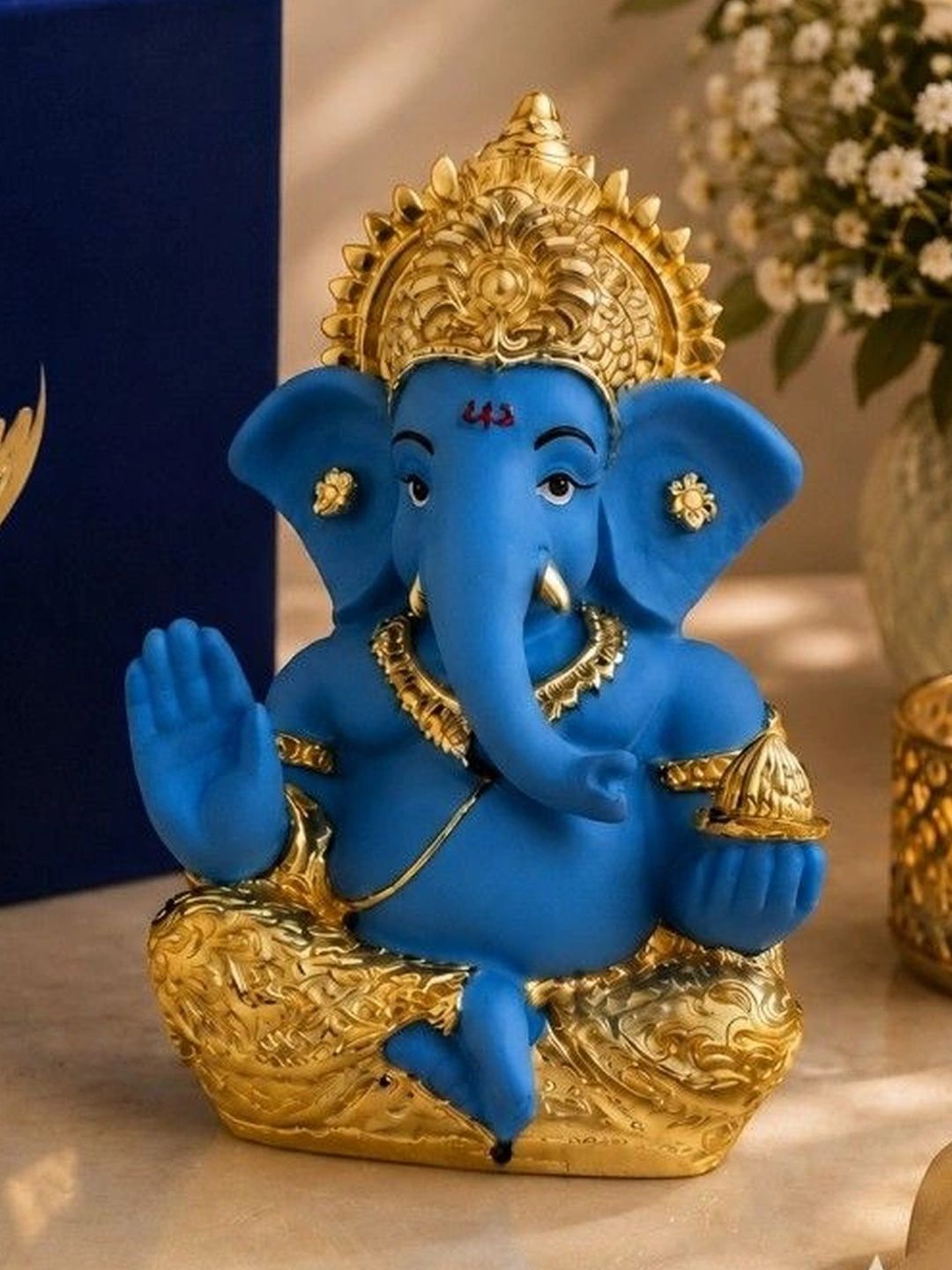 INTERNATIONAL GIFT Blue Religious Figurine Showpiece-picture-29