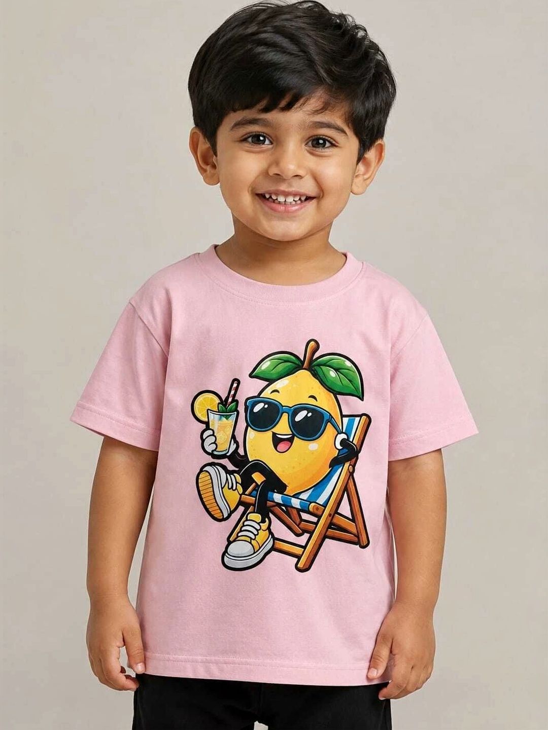 HMAGURI HMAGURI Boys Printed Pure Cotton Blend T-shirt