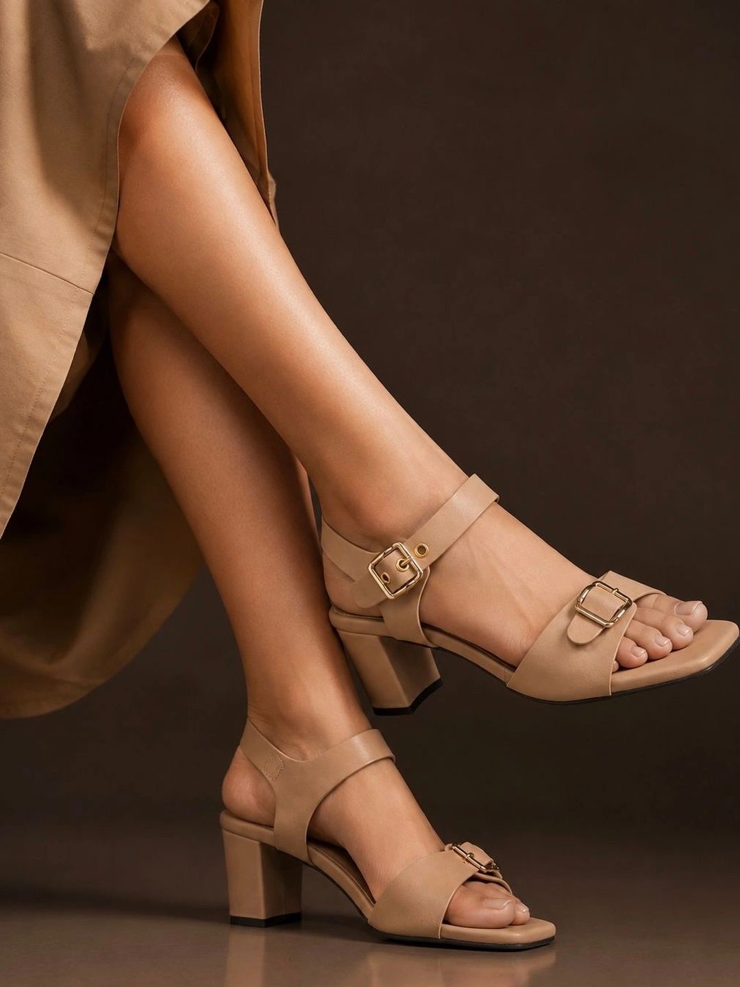 Chemistry Block Sandals with Buckles-picture-10